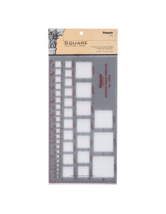 Plantilla de Cuadrados Pickett 1205I - 1/16" a 1-1/2"
