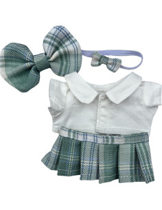 Conjunto Ropa de Muñeca Labubu Verde 15cm y 17cm 2 Piezas 2