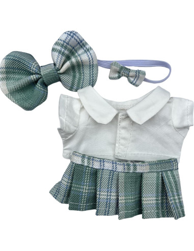 Conjunto Ropa de Muñeca Labubu Verde 15cm y 17cm 2 Piezas