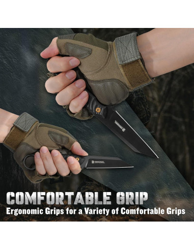 Cuchillo de Supervivencia DRGSKL Sheepsfoot 20.3cm Acero D2