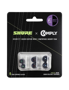 Mangas de Espuma Comply P-Series para Auriculares - Kit de 6