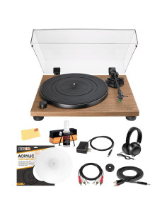 Tocadiscos Manual de Correa Audio-Technica AT-LPW40WN con Accesorios