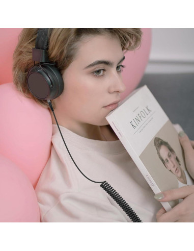 Cable de audio 3.5mm Hizsoaor para HyperX y Logitech 1.3m a 2.5m