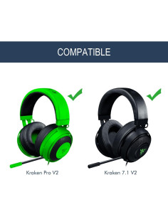 Almohadillas de Repuesto GVOEARS para Razer Kraken Pro V2/7.1 V2 2