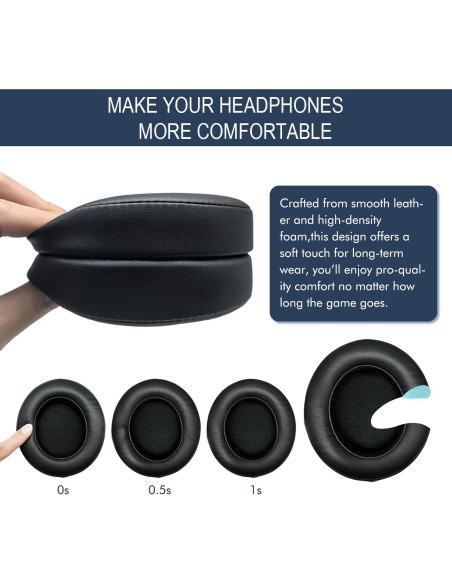 Almohadillas de Repuesto GVOEARS para Razer Kraken Pro V2/7.1 V2