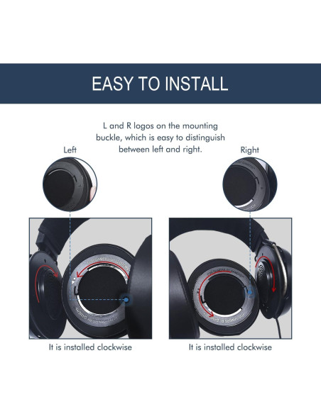 Almohadillas de Repuesto GVOEARS para Razer Kraken Pro V2/7.1 V2