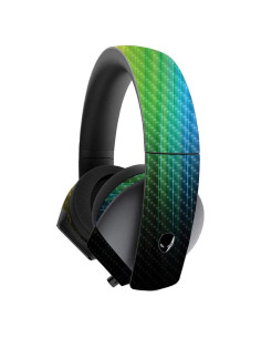 Carcasa de Fibra de Carbono MightySkins para Auriculares Alienware 7.1 - Rayas Arcoíris