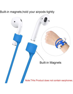 Correa Magnética Antipérdida MULTAICH para AirPods - Silicona Colorida 2