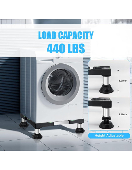 Soporte Pedestal Nefish para Mini Nevera Ajustable 16-24 cm