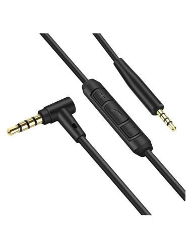 Cable de Auriculares AUX Miruchertter 1.5m Compatible Bose QC25 QC35