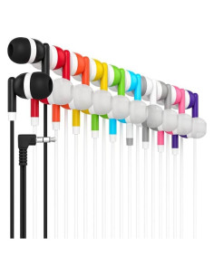 Auriculares Maeline A2M-PRO Estéreo 10 Pack Multicolor 3.5mm