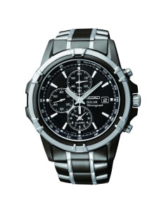 Reloj Seiko SSC141 Hombre Cronógrafo Solar Azul 100m