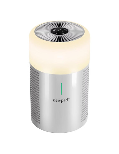 Purificador de Aire HEPA NEWPAD KJ-351H con Lámpara Gris