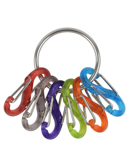 Anillo de Llaves NITE IZE KRG-03-01 Acero Inoxidable Negro