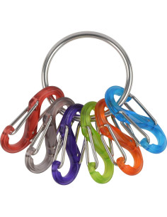 Anillo de Llaves NITE IZE KRG-03-01 Acero Inoxidable Negro 2