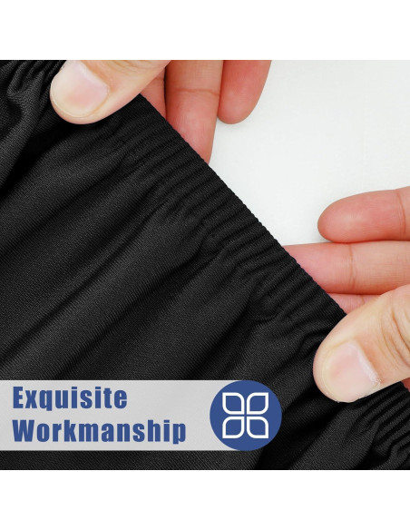 Mantel Cuadrado Elástico Moosfor 86.36 cm Negro Impermeable Mantel Cuadrado Elástico Moosfor 86.36 cm Negro Impermeable