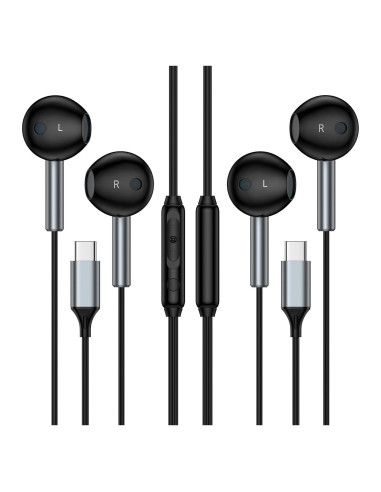 Auriculares con cable USB-C Samsung Galaxy A17 A16 S25 4 pies