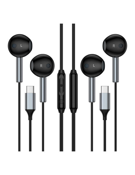 Auriculares con cable USB-C Samsung Galaxy A17 A16 S25 4 pies