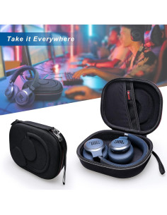 Funda Dura XANAD para Auriculares JBL Tune y Live - Negra 2