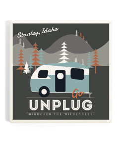 Posavasos Cerámica Absorbente Lantern Press Stanley Idaho 10.16cm