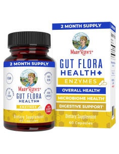 MaryRuth Organics Enzimas Digestivas y Probioticos 60 Cápsulas