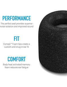 Tapones para Oídos Comply TOZ-200 Ovalados - 3 Pares 2