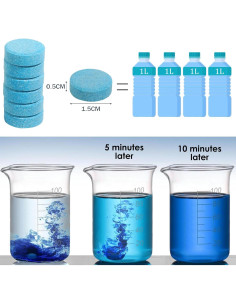 200 Tabletas Limpiadoras de Parabrisas Herb Life - Efervescentes 2