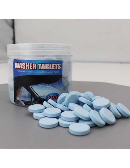 200 Tabletas Limpiadoras de Parabrisas Herb Life - Efervescentes