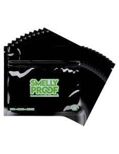 10 Bolsas Reutilizables Smelly Proof a Prueba de Olores 15.24x10.16cm