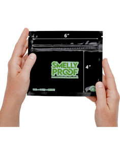 10 Bolsas Reutilizables Smelly Proof a Prueba de Olores 15.24x10.16cm 2