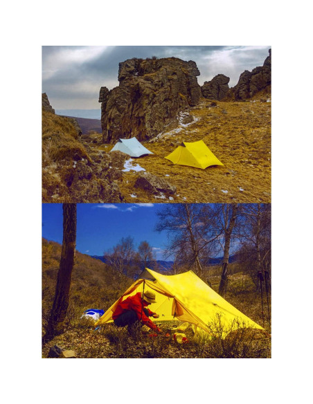 Tienda de Camping 3F UL GEAR Lanshan 2 Personas Ultraligera Tienda de Camping 3F UL GEAR Lanshan 2 Personas Ultraligera