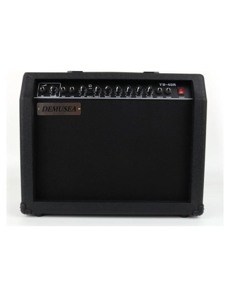 Amplificador de guitarra eléctrica 40W negro con altavoz 16.5cm