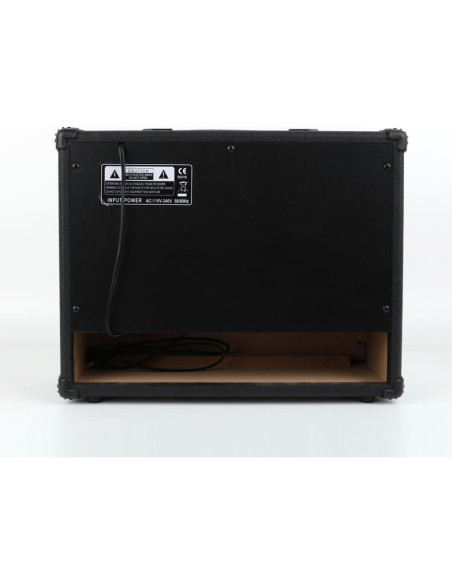 Amplificador de guitarra eléctrica 40W negro con altavoz 16.5cm