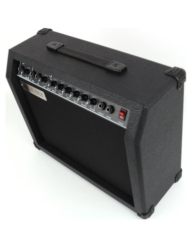 Amplificador de guitarra eléctrica 40W negro con altavoz 16.5cm