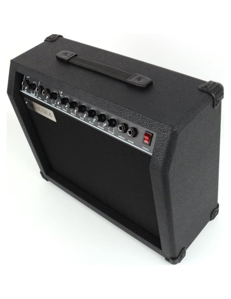 Amplificador de guitarra eléctrica 40W negro con altavoz 16.5cm