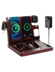 Estación de Carga Inalámbrica 27W para 2 Teléfonos Xunhomon