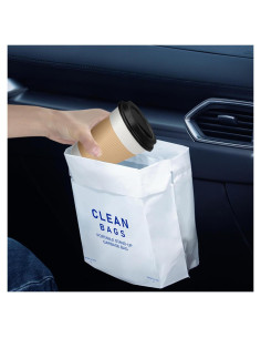 Cubo de Basura Portátil Frescares 80 Bolsas 15.1L Adhesivas