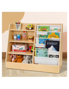 Estantería Montessori OOOK 2 en 1 para Niños 100x40cm