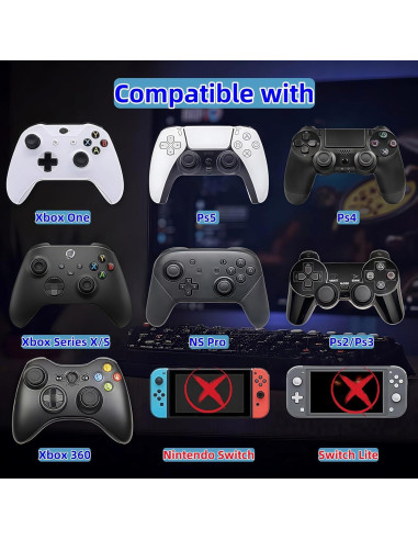 Cubiertas de Silicona para Joystick Teiyii - 12 Piezas Antideslizantes