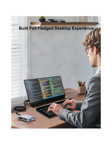 Cable Micro HDMI a Mini HDMI 0.91m KELink 18Gbps 8K 60Hz