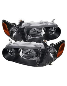 Faros JDM Carpartsinnovate para Corolla 2001-2002, Carcasa Negra