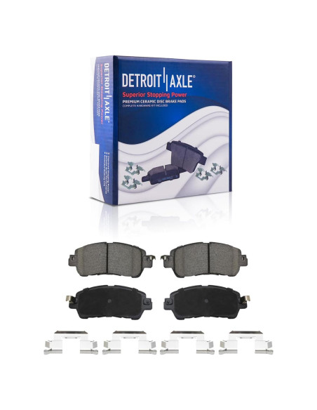 Pastillas de freno delanteras Detroit Axle P-1852 para Toyota Yaris