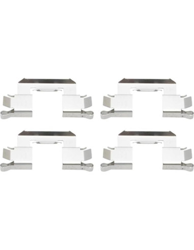 Pastillas de freno delanteras Detroit Axle P-1852 para Toyota Yaris