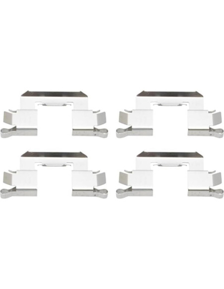 Pastillas de freno delanteras Detroit Axle P-1852 para Toyota Yaris