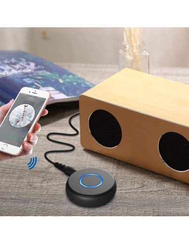 Adaptador Bluetooth 5.0 SONRU para Coche y Casa AUX 3.5mm