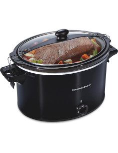 Olla de Cocción Lenta Hamilton Beach 10 Cuartos Negra 2