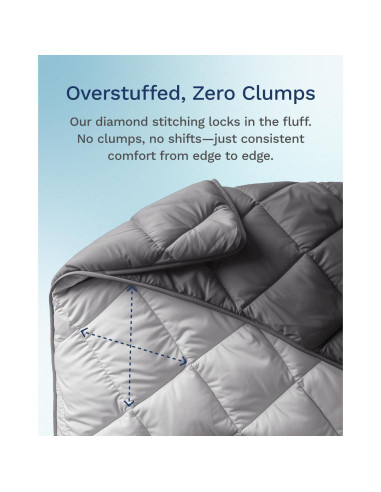 Edredón Doble ViscoSoft Microfibra Reversible Gris Claro/Dark