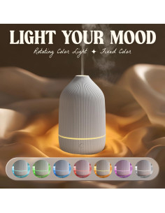 Difusor de Aceite Esencial Salubrito 100ml Blanco Ultrasónico 2