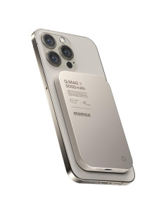 Batería Portátil Magnética MOMAX 5000mAh Carga Rápida 20W