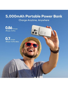 Batería Portátil Magnética MOMAX 5000mAh Carga Rápida 20W 2